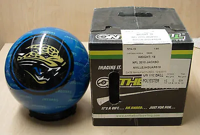 = 15# NIB Bowling Ball OTBB Viz-A-Ball RARE 2010 NFL Jacksonville JAGUARS • $200