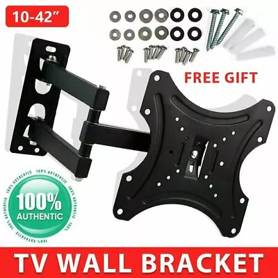 Tilt Swivel TV Wall Mount Bracket For 10 - 42  Inch LCD LED Plasma Flat Monitor • £11.60