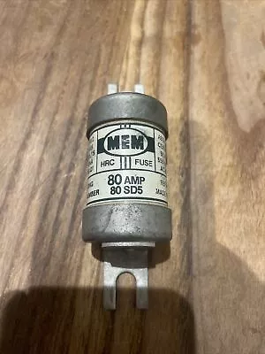 X1 - MEM 80Amp - 550V AC - 80kA - BS88.2 - HRC FUSE • £10