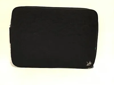 VERA BRADLEY 17 Inch Quilted BLACK Laptop Sleeve • $17.99