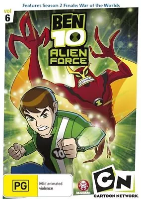 B7 BRAND NEW SEALED Ben 10 - Alien Force : Vol 6 (DVD 2010) • $4.51