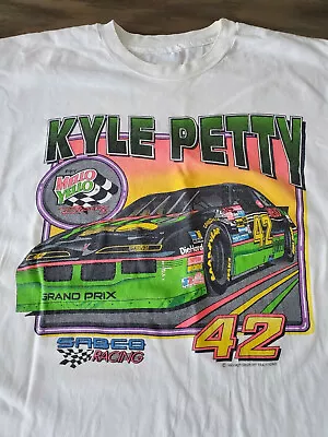 Kyle Petty Mello Yello Vintage NASCAR Shirt 1993 Full Size • $17.09