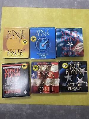 Lot Of 6 Vince Flynn Audio Books: Consent To Kill Protect And Protect And Defend • $24.99