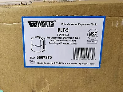 Watts 0067370 PLT-5 Potable Water Expansion Tank • $49.99