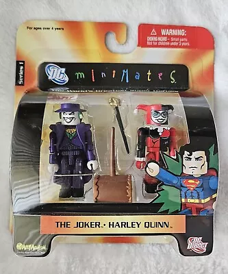 THE JOKER And HARLEY QUINN MiniMates DC Direct Batman DC NIB • $20