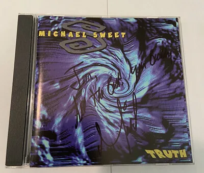 Truth Michael Sweet  RARE OOP Signed Autograph CD Stryper Christian Hair Metal • $124.99