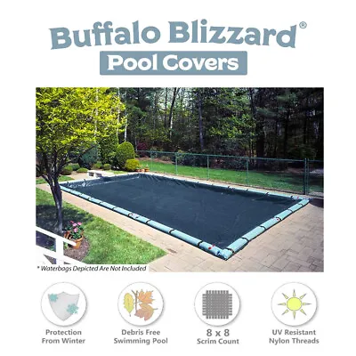 Buffalo Blizzard Deluxe Rectangular In-Ground Swimming Pool Winter Covers • $149.99