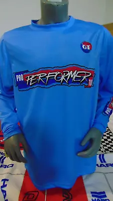 Gt Pro Performer Bike Jersey Classic Bmx Jersey Bike Shirt Bmx Vintage Xl Blue • $55