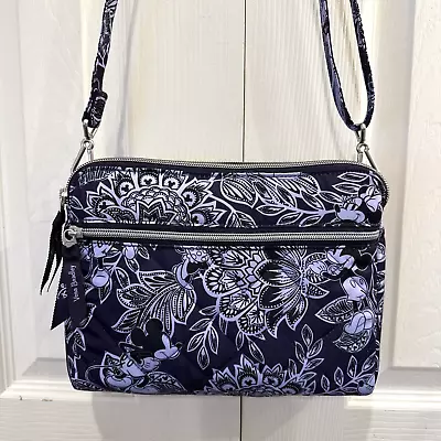 Vera Bradley Disney Triple Compartment Crossbody Mickey Minnie's Flirty Floral • $72.99