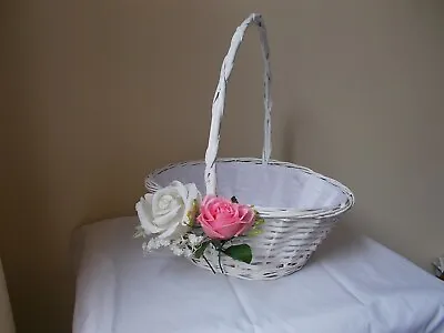 £15 • Buy Large Round Confetti Basket, Wedding, Bridal Cones.