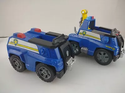 Paw Patrol Chase Police Cruiser Vehicle & Patrol Tow Truck Spin Master • $17.45