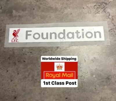 LFC Liverpool Foundation Champions League Football Shirt Back Of Shirt Patch • £4.95