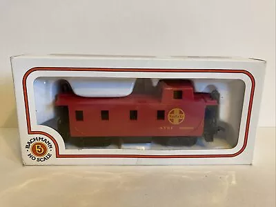 Vintage Bachmann Santa Fe ATSF 3851 Car Train Red Caboose HO Scale NEW • $19.99