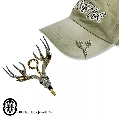 Elk Hook Hat Clip -Elk Antler Hookit®️ By Off The Hook Jeweler©️ Hat Hook • $19.99