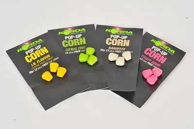 Korda Fake Food Pop Up Corn *ALL FLAVOURS AVAILABLE* NEW Carp Fishing • £4.99