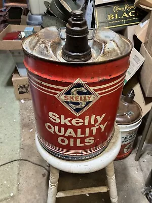 Vintage Skelly Quality Oils 5 Gallon Can • $19.99