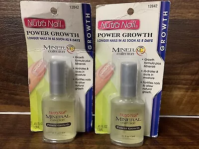 Lot 2 Nutra Nail Power Growth Longer Nails In As Soon As 5 Days(New/Sealed) 13ml • $29.95