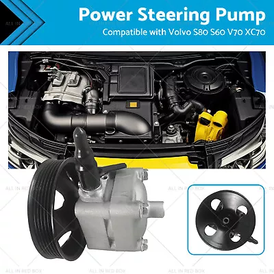 Power Steering Pump Suitable For Volvo XC70 XC90 S80 S60 V70 D5 30741790 • $167