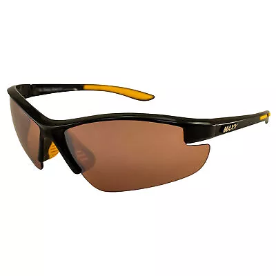 2017 Maxx Sunglasses TR90 Maxx Raven 2.0 Black W/ Yellow HD Lens • $23.99