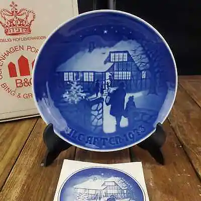 1973 Bing And Grondahl B&G Plate “Country Christmas” Made In Denmark • $9.99