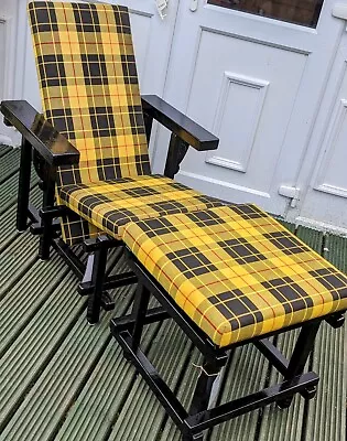 Chair And Footstool (McIntosh Tartan) • £700