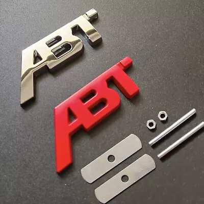 Metal ABT Badge Emblem Front Grill  Decal For VW Golf Audi Skoda Quattro • $12.23