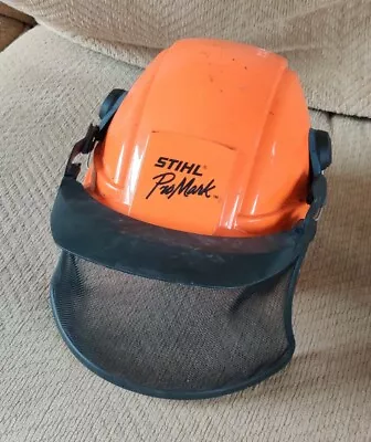 $55 • Buy STIHL PROMARK Helmet BRUSH SHIELD PROTECTOR FACE SHIELD EAR PROTECTION PELTOR