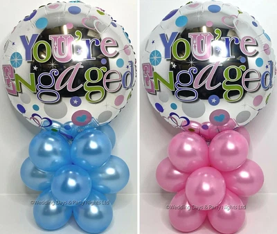£4.99 • Buy You're Engaged Foil Balloon Display Kit Engagement Party Table Decor No Helium