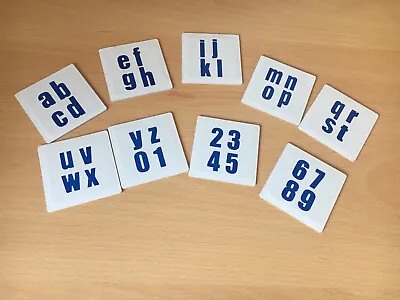 Alphabet And Numbers Die Cut Templates For X-cut Impress Embossing Machine • £19.99
