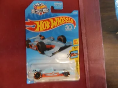 Hot Wheels Legends Of Speed 5/10 (2017) Blue Gulf Indy 500 Oval Car 123/365 • $12.99