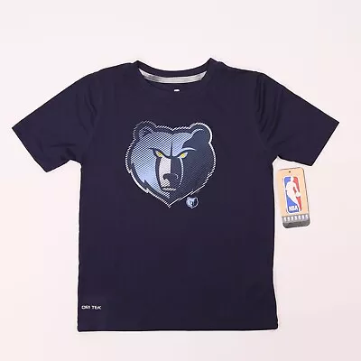 NBA MEMPHIS GRIZZLIES  Basketball Boys Short Sleeve T-Shirt Medium 5/6  Blue. • $13.85