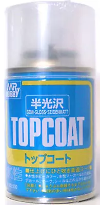 Mr. Hobby B502 Acrylic Spray Mr Topcoat Semi Gloss 88ml • $7.20