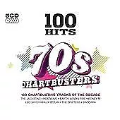 Various Artists : 100 Hits: 70s Chartbusters CD Box Set 5 Discs (2013) • £4.55