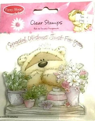 £2.99 • Buy Fizzy Moon Teddy Bear  Special Wishes   Clear Stamp. Character Stamp. New