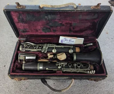 Vintage Clarinet Marked A.Robert Paris & Conn USA As Is Parts / Repair • $249.90
