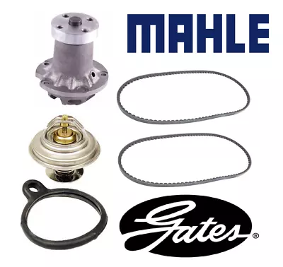 Coolant Thermostat W/ Water Pump & 2xBelt For Mercedes 300CD 300D 300SD 300TD • $80.64