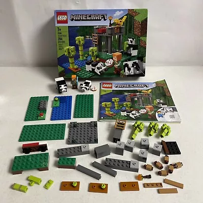 LEGO Minecraft: The Panda Nursery (21158) INCOMPLETE Missing Ocelot & Others • $14.99