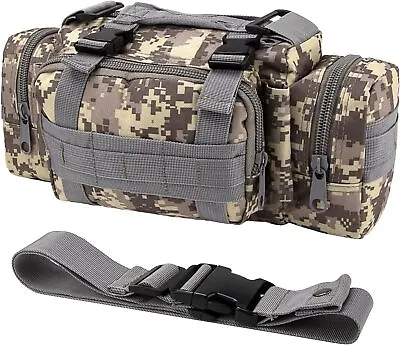 Military Duffel Waist Bag Bicycle/Motorcycle Waterproof Fanny Packs Camera Bag • $18.98