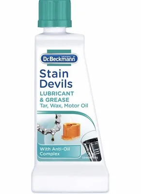 Dr Beckmann Stain Devils Lubricant & Grease Tar Wax Motor Oil 50ml • £2.37