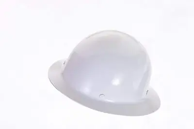MSA Full Brim Hard Hat Carbon Fiber Adjustable Construction Helmet Impact Head • $160.56