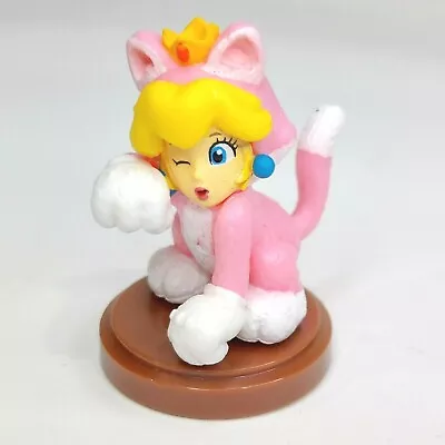 Super Mario 3D World Fury 2  Cat Peach Choco Egg Mini Figure Gashapon Furuta • $15