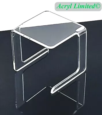 Clear Acrylic Display Stands Risers /  Perspex / Acrylic Display Shelves • £17.50