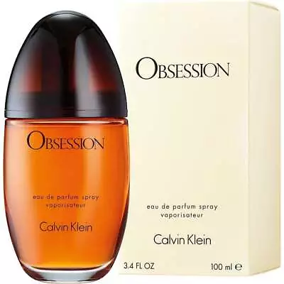 Calvin Klein Obsession 100ml Edp Spray For Her - New Boxed & Sealed - Free P&p • £26.95