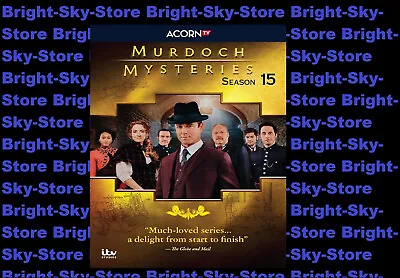 S15 Murdoch Mysteries Complete Fifteenth Series Season 15 DVD Box Set Collection • £13.49