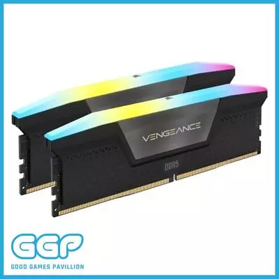 Corsair Vengeance 96GB (2x48GB) 5200MHz CL38 RGB LED Black DDR5 Desktop RAM • $600