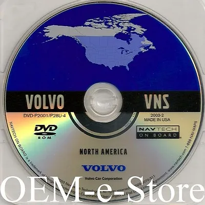 2002 2003 2004 2005 Volvo S60 S80 XC90 V70 Navigation OEM DVD Map US Canada • $80