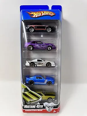 Hot Wheels 2008 Ford Mustang 45th Anniversary 50 Years 5 Pack Series New • $14.40