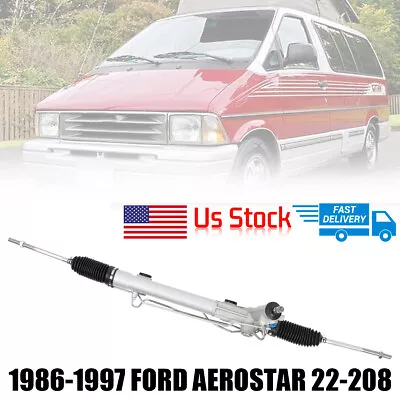 Hydraulic Power Steering Rack And Pinion For Ford Aerostar 1986-1997 F19Z3L547A • $159.99