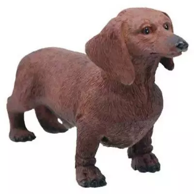 Dachshund Dog Chocolate Figurine 3 Inch Statue Resin Standing Up • $15.99