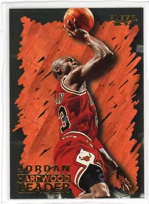 1996-97 Fleer Basketball Hardwood Leader #123 Michael Jordan NM-MT Chicago Bulls • $5